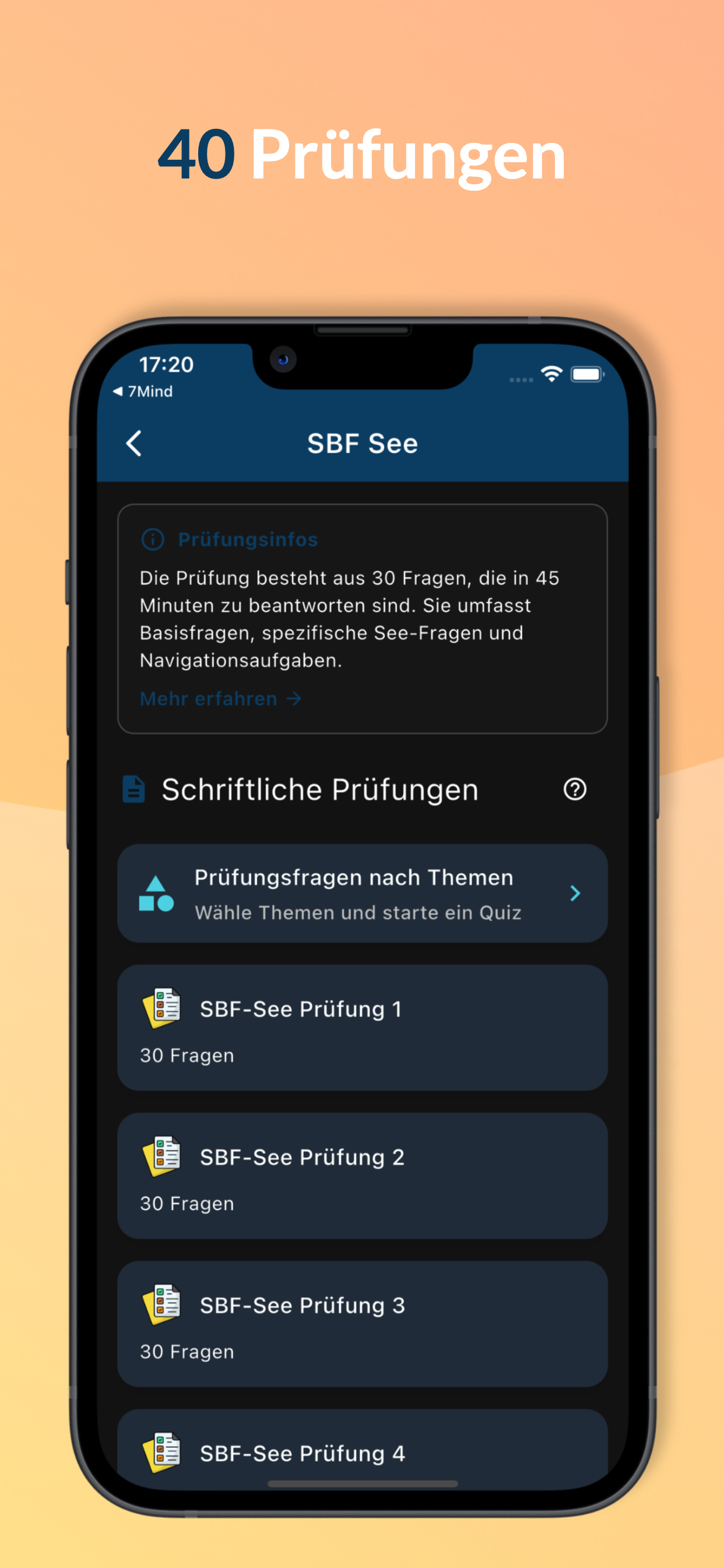 Trainingsmodus mit ausführlicher Erklärung zur Antwort